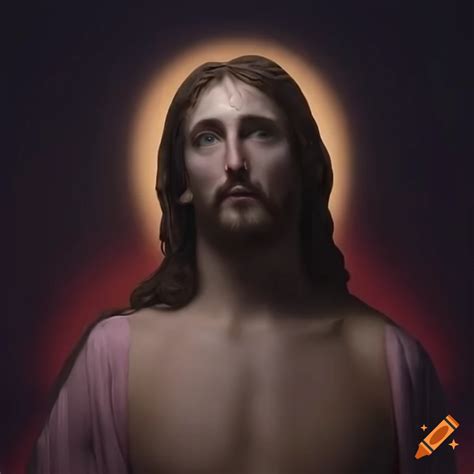 Artistic Representation Of Jesus With A Dark And Ominous Theme On Craiyon