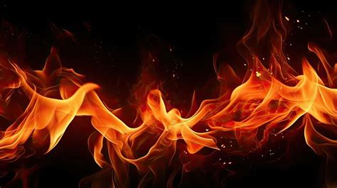 premium ai image aesthetic flame background frame realistic fire image