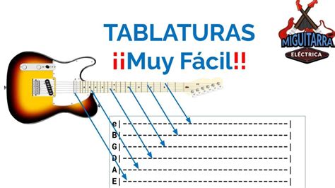 Cómo Leer Partituras Y Tablaturas De Guitarra Eléctrica Musiquina