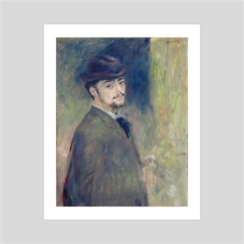 Pierre-Auguste Renoir - Self-portrait , an art print by izmaoun wirla ...