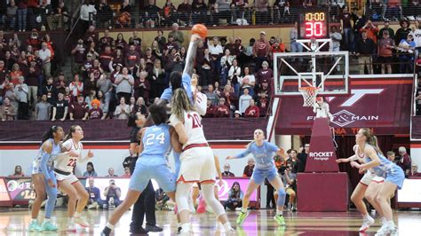 Virginia Tech Hokie Women’s Basketball Defeats UNC 74-62 for the #1 ...