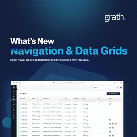 What's New at Grath | Optimised Navigation and Enhanced Data Grids - Grath.