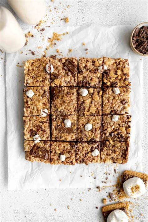 Vegan S Mores Rice Krispies Treats Eat With Clarity