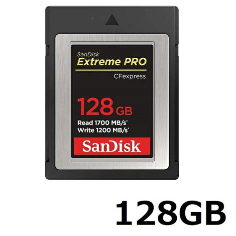 【楽天市場】sandisk Cfexpressカード Typeb Extreme Pro 128gb Sdcfe 128g Gn4nn エクストリーム プロ Compact Flash