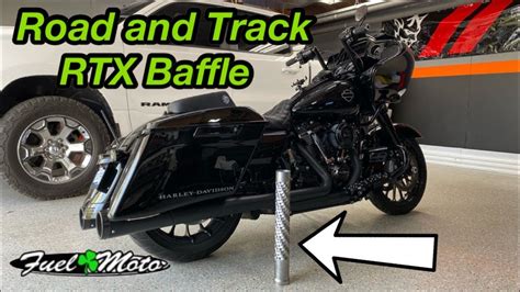 Harley Davidson M8 Fuel Moto Road And Track Rtx Baffle Install Super Loud Youtube