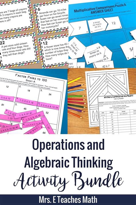 Operations And Algebraic Thinking Grade