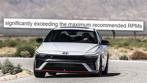 Hyundai Denied Elantra N Warranty Over Excessive Revving But That S