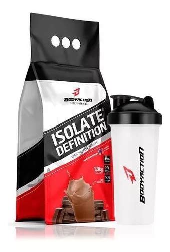 Suplemento En Polvo Bodyaction Whey Protein Isolado Isolate Definition