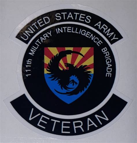 Us Army Th Military Intelligence Brigade Veteran Sticker Decal