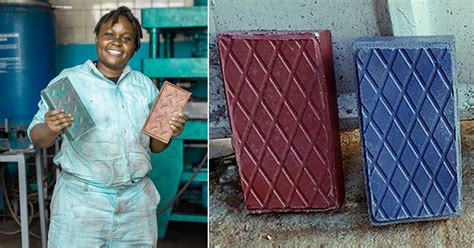 Kenyan Womans Startup Recycles Plastic Into Bricks That Are Stronger