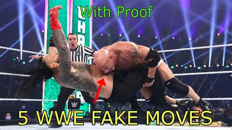 Wwe Fake Moves With Proof Youtube