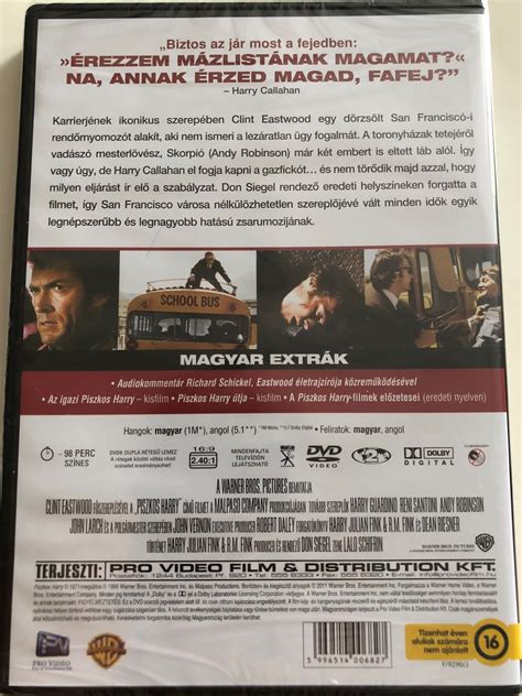 Dirty Harry Collection Vol 1 DVD 1971 Piszkos Harry Gyűjtemény 1