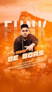 Story Flyer Show Evento Funk Pra Ficar De Boas Artista Social Media PSD