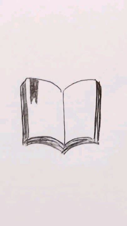 How To Draw An Opened Book 📖 Step By Step كيفية رسم كتاب مفتوح خطوة