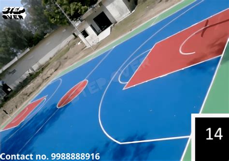 Synthetic Basketball Court Flooring, 2-4 mm at Rs 68/sq ft in ...