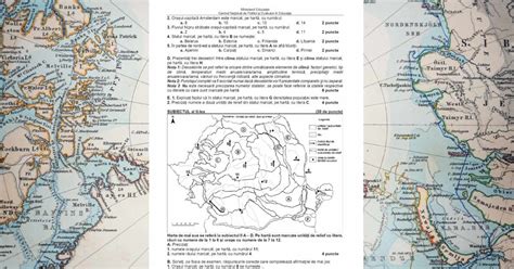 Subiecte și Barem Geografie Bacalaureat 2024 Sesiunea De Toamnă