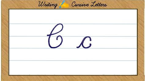 Capital C In Cursive