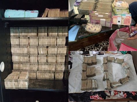 Raipur Ed Raid Got 6 Crores From Ias And 2 Businessmen Bundle Of Notes