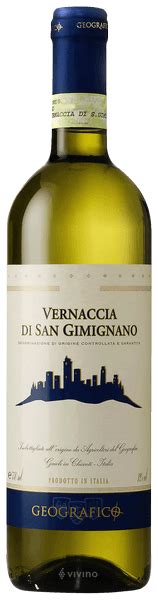 Geografico Vernaccia Di San Gimignano Vivino United Kingdom