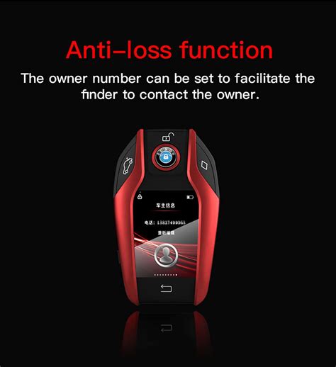 NT AUDIOS LCD SMART KEY Modified Boutique Smart Remote Shell LCD With