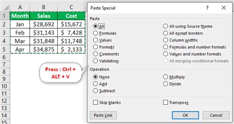 Excel Paste Values Shortcut Best Excel Shortcut Keys Earn And Excel