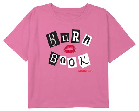 Girl S Mean Girls Burn Book Kiss T Shirt Fifth Sun