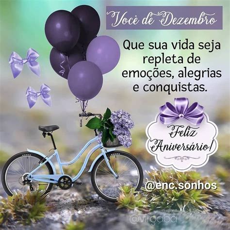 encantos sonhos no Instagram Feliz Aniversário a todos de dezembro