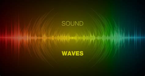 Sound waves oscillating dark light 3182171 Vector Art at Vecteezy