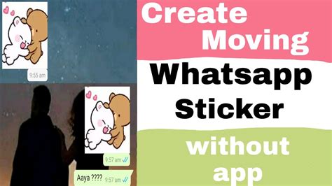 How To Create Whatsapp Animated Sticker Or WhatsApp Moving Sticker In