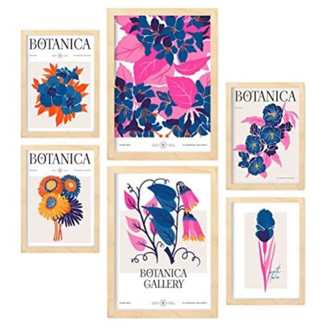 Nacnic Set De Posters Florales Galer A Nica L Minas De Naturaleza