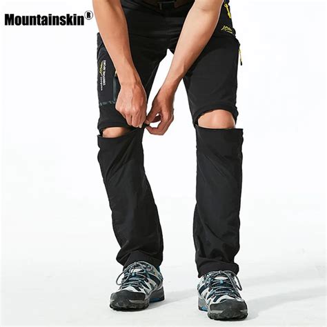 Mountainskin 6xl Mens Summer Quick Dry Removable Pants Outdoor Thin