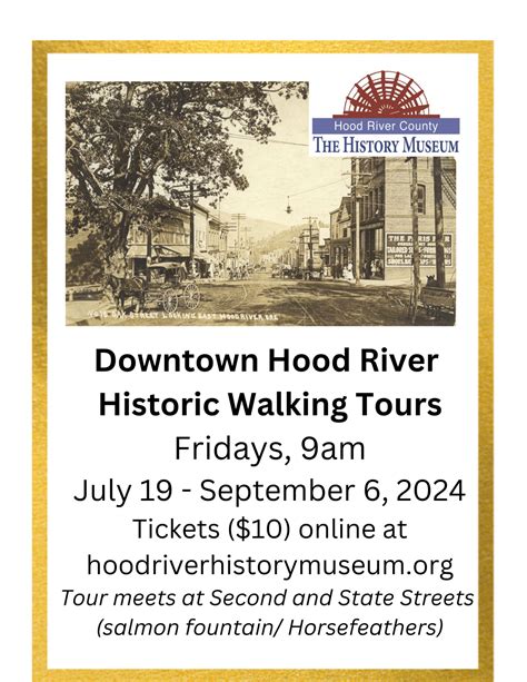 Downtown Hood River Historic Walking Tours - Visit Hood River