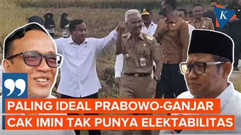 Sebut Cak Imin Tak Miliki Elektabilitas Noel Yakin Prabowo Ganjar Bisa