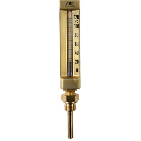 Type 21 Industrial Thermometer Straight Body 150x36 Mm