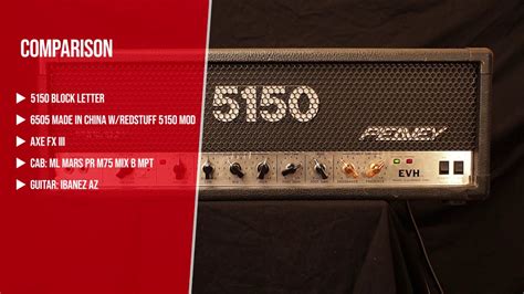 Peavey 5150 Vs 6505 W 5150 Mod Vs Fractal Audio Axe Fx Iii Youtube