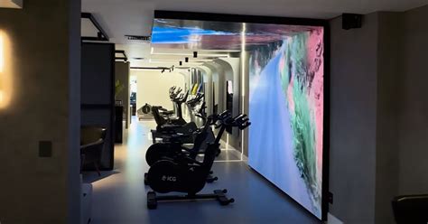 Painel De Led Indoor Na Life Fitness