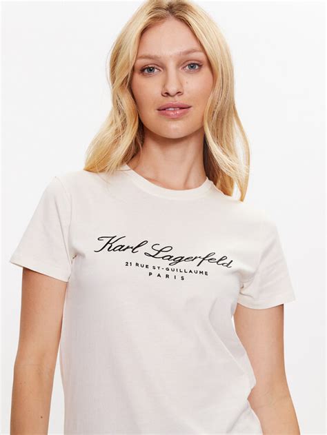 Karl Lagerfeld T Shirt Hotel W Cru Regular Fit Modivo De