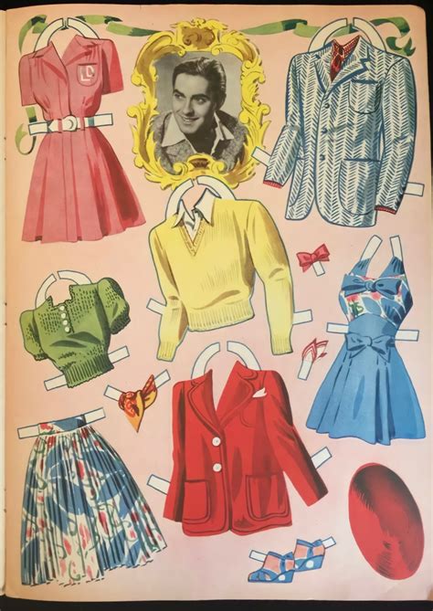 Paper Dolls As Fashion History Linda Darnell And Tyrone Powers Part 1