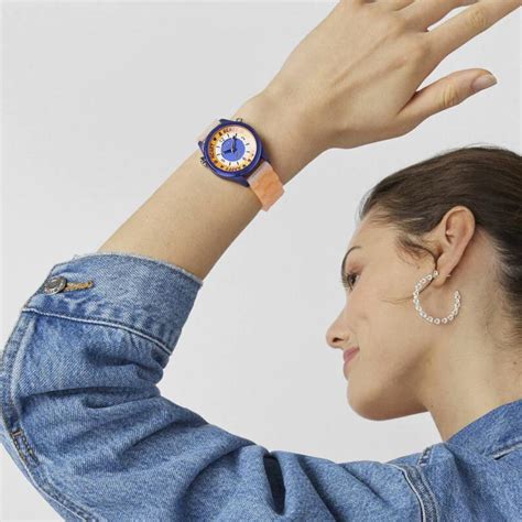 Reloj Tous Tender Time De Mujer En Naranja Y Azul 200350998