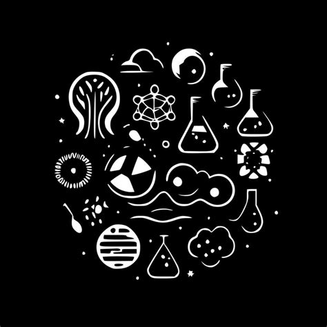 Science - Black and White Isolated Icon - Vector illustration 24566083 ...