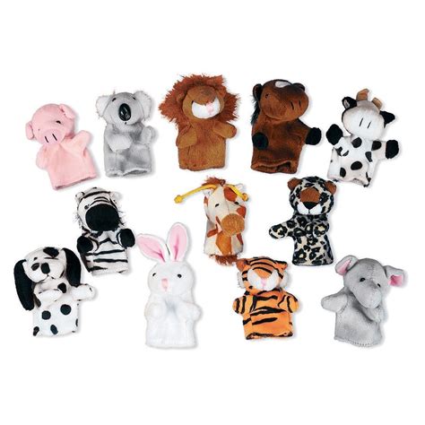 Plush Animal Finger Puppets -Finger Puppets from SmileMakers