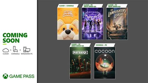 Xbox Game Pass September October New Games Announced