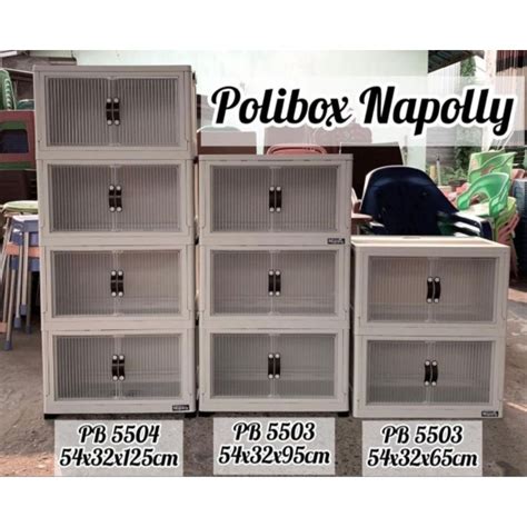 Jual Lemari Polibox Napolly Shopee Indonesia