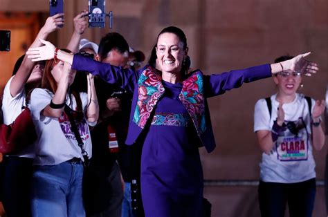 Líderes Felicitan A Claudia Sheinbaum Por Su Triunfo En Elecciones