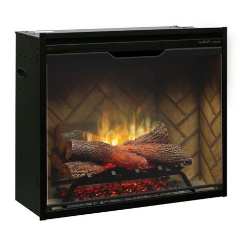 Dimplex Revillusion 30 Herringbone Brick Built In Electric Firebox Wi