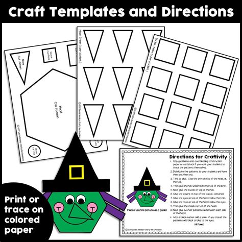 Halloween Shapes Craft Bundle - Crafty Bee Creations