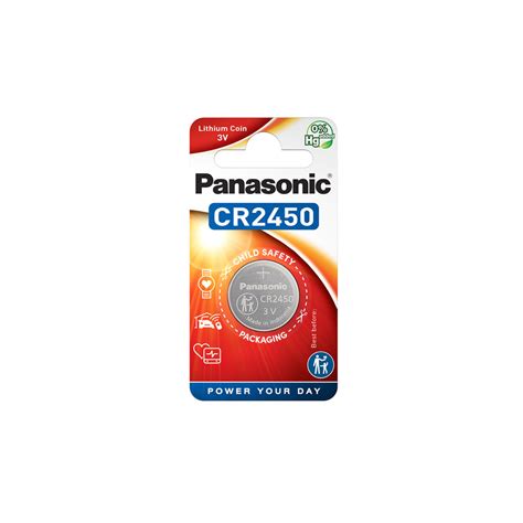 PILA CR 2450 3V LITHIUM PANASONIC Pz 12