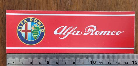 Car Sticker Alfa Romeo Badge & Title Set of 2 150mm Length Outdoor - Etsy