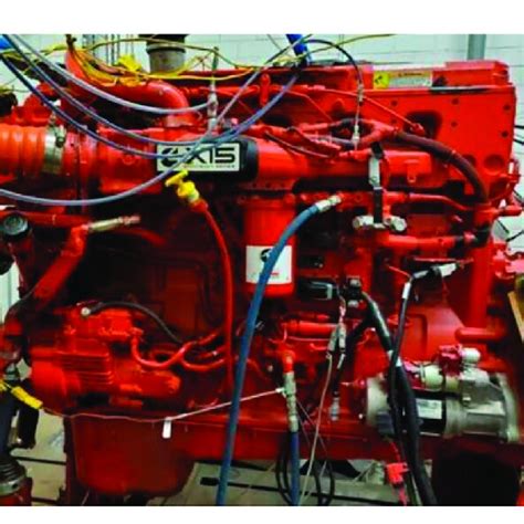 Cummins X15 engine platform installed in the test cell. | Download Scientific Diagram