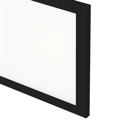 Panneau LED Simple Noir Ultraplat 30x30 Cm Luminaire Fr